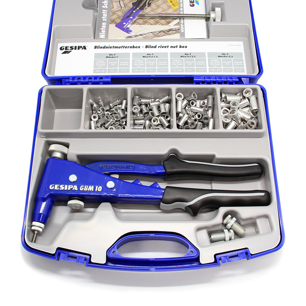 Hand Rivnut Pliers Gesipa® GBM10 Hand Rivnut Tool Kit | Buy Online from RivetLab