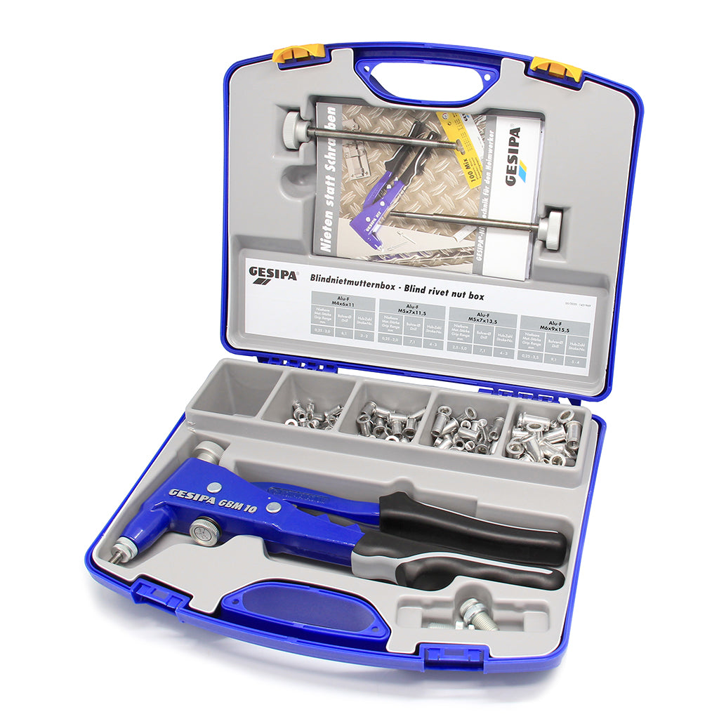 Hand Rivnut Pliers Gesipa® GBM10 Hand Rivnut Tool Kit | Buy Online from RivetLab
