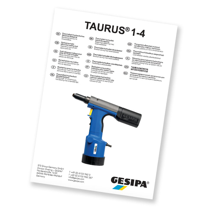 Gesipa Taurus 2 Air Rivet Gun | for 4.8mm Rivets | RivetLab