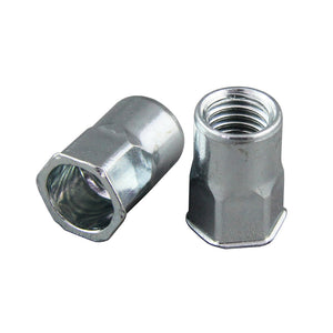 Half Hex Rivet Nuts Nutserts IN88