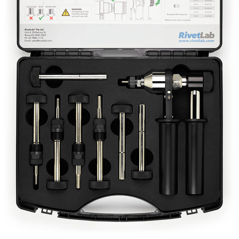 Rivnut Tool Ratchet RT-512 | For Rivnuts M5 - M12 | RivetLab